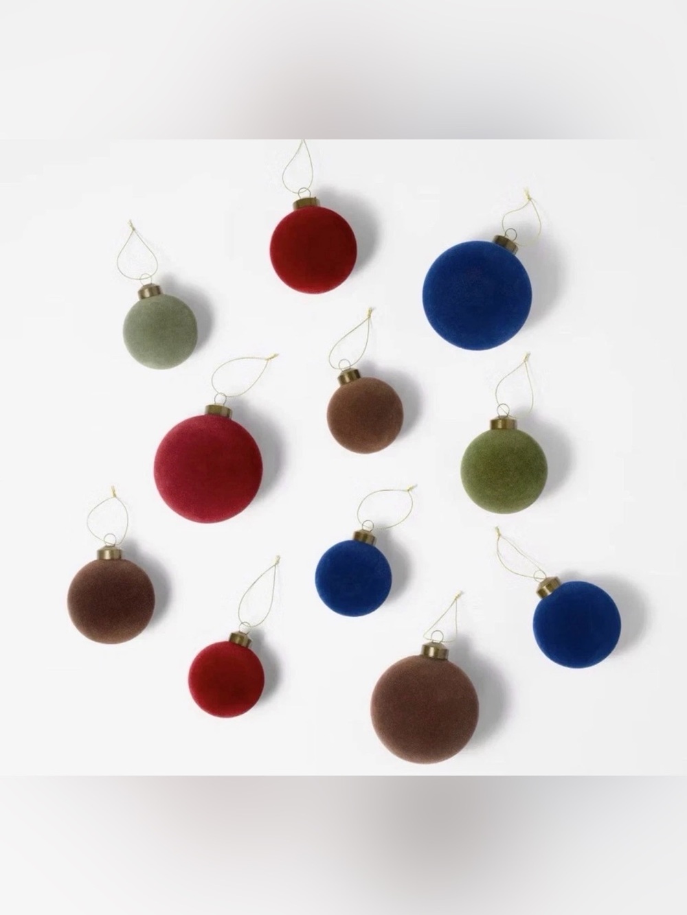 Threshold Studio McGee Set of 11 Velvet Christmas Ornaments
New in Box